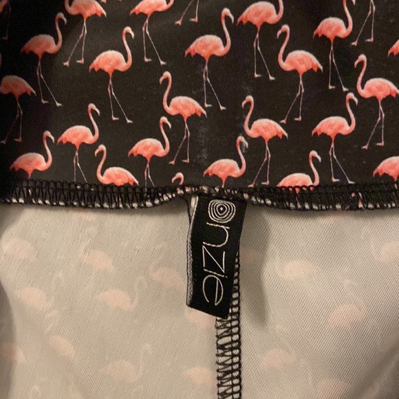 Anthropologie Flamingo Print 🦩 Leggings (S/M) - Picture 5 of 7
